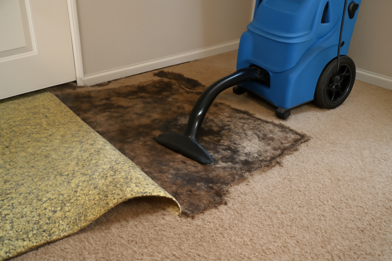 Carpet Pad Water Extraction