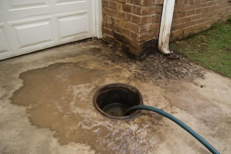 Clogged Drain Water Removal
