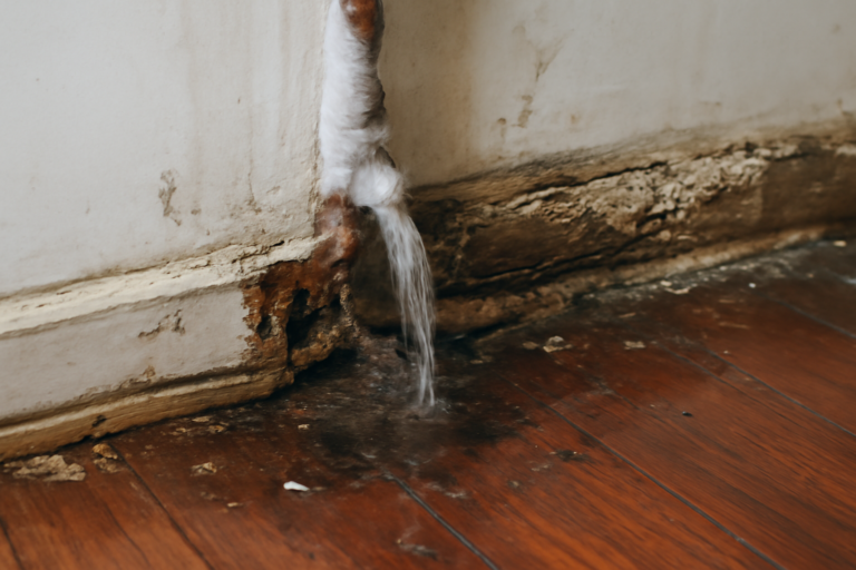 Frozen Pipe Water Removal