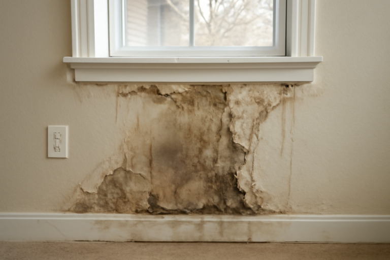 Wall Water Damage Repair