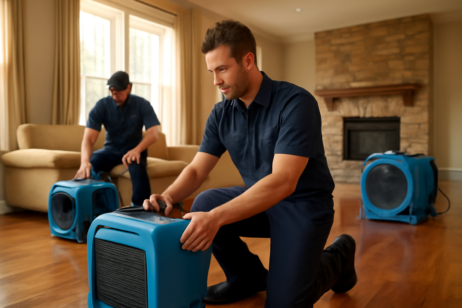Water damage restoration service