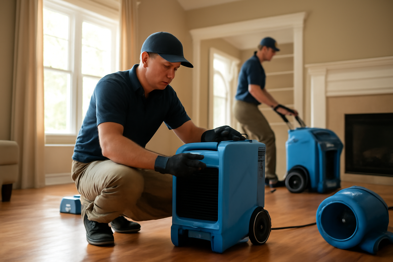 Storm damage repair service